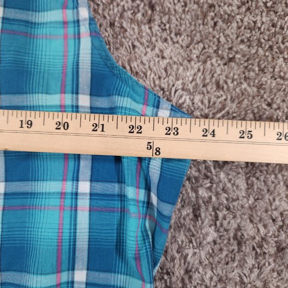 Wrangler Wrancher Shirt Womens Size 2XL Sleeveless Pearl Snap Lace Yoke Western - Picture 4 of 16